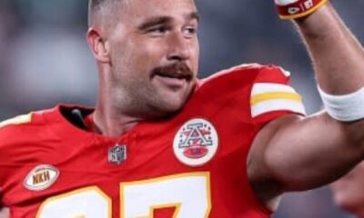 Travis Kelce Reacts to Stats About Taylor Swift Improving His Game